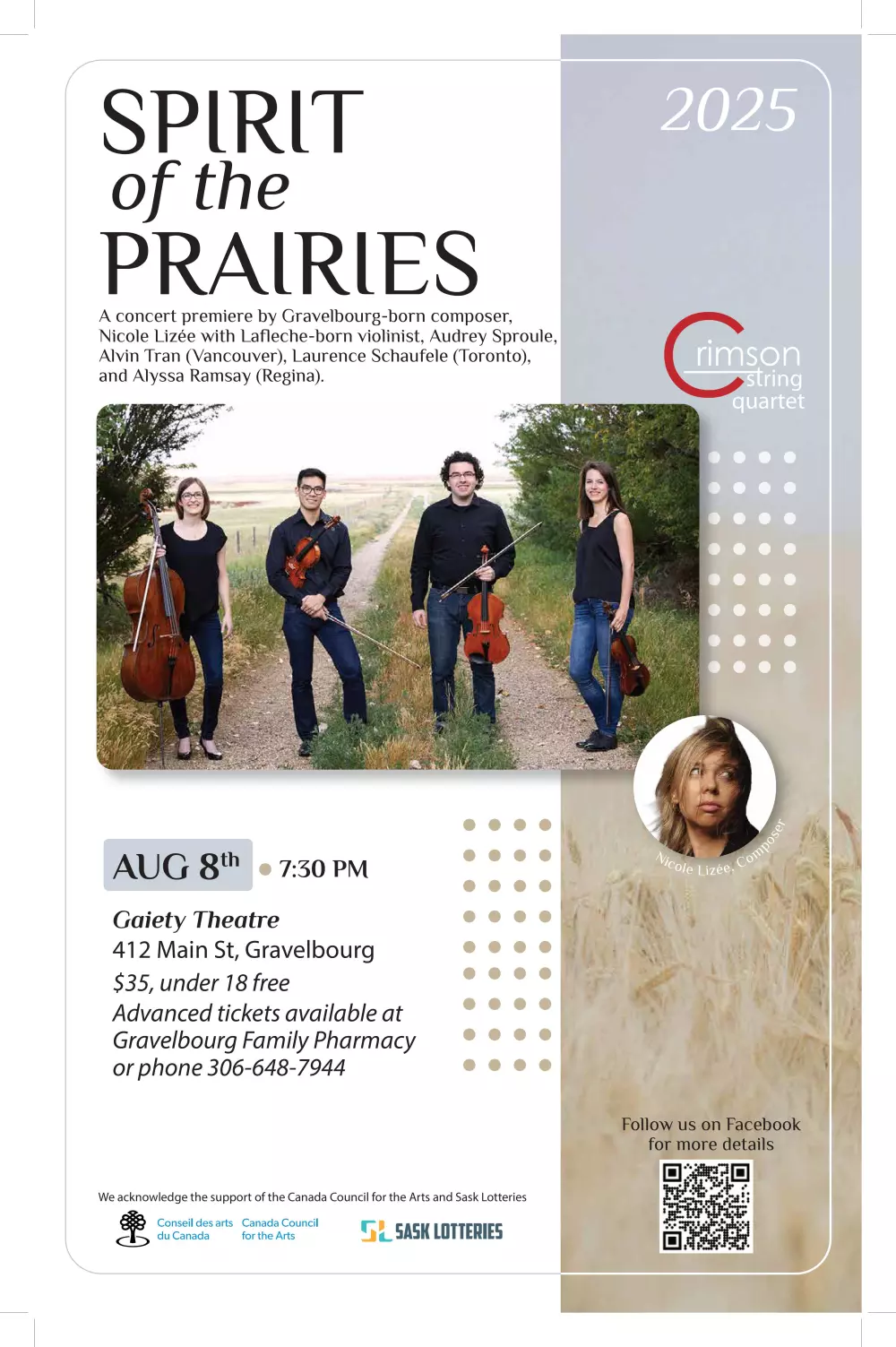 Crimson String Quartet: Spirit of the Prairies