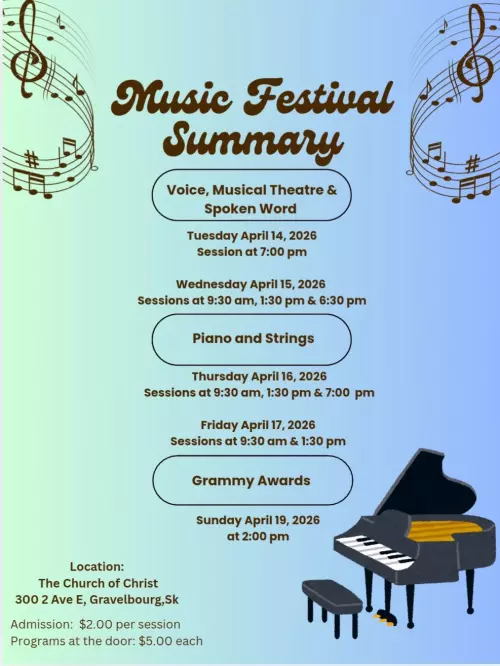 Gravelbourg & District Bilingual Music Festival