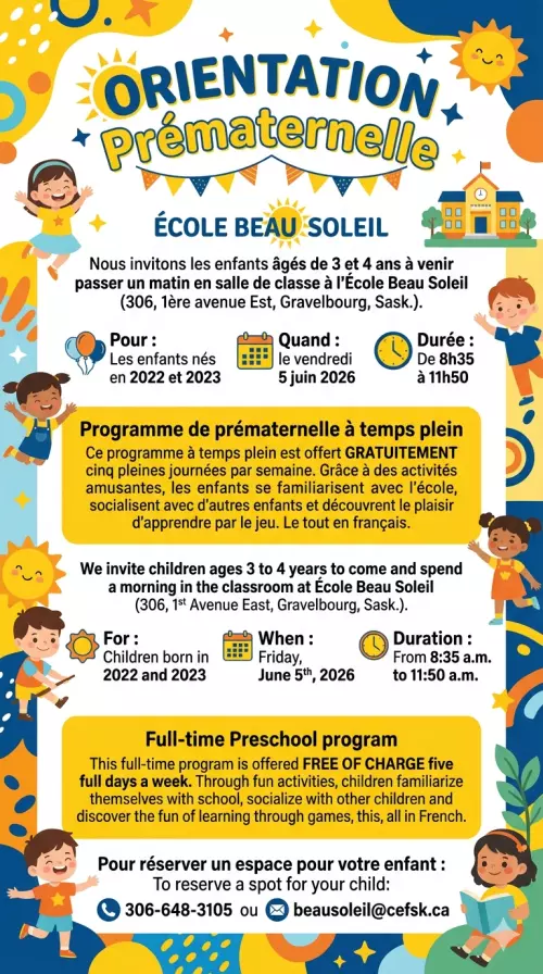✨ Orientation Morning at École Beau Soleil Pre-Kindergarten! 🏫