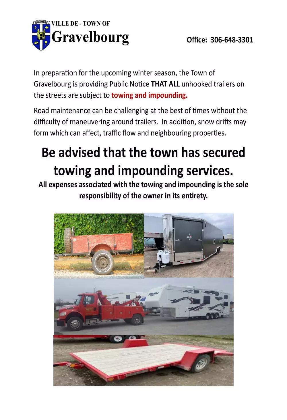 Notice: Unhooked Trailers