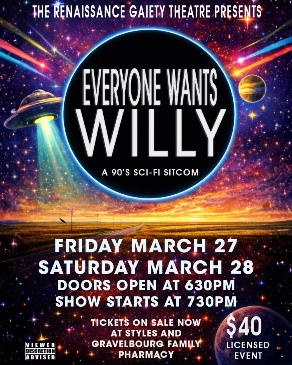 New Palmer Players Production at the Renaissance Gaiety Theatre