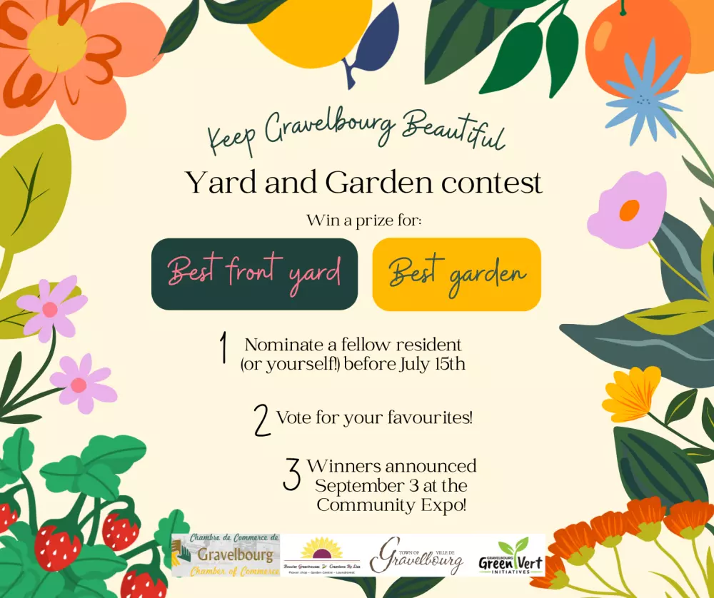Keep Gravelbourg Beautiful Yard & Garden Contest