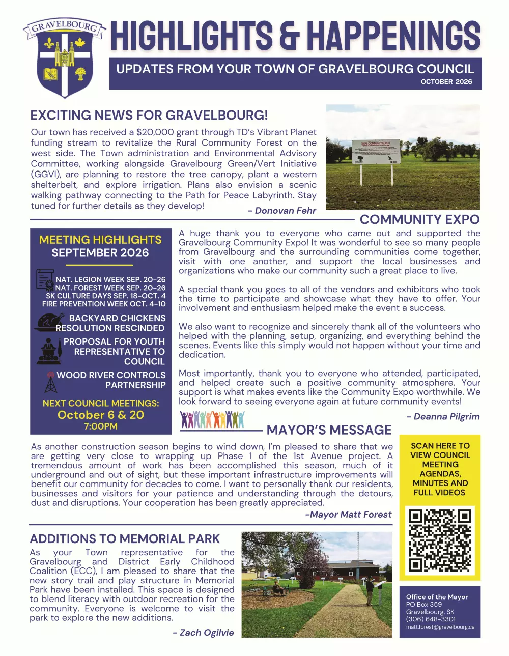 Highlights & Happenings Newsletter