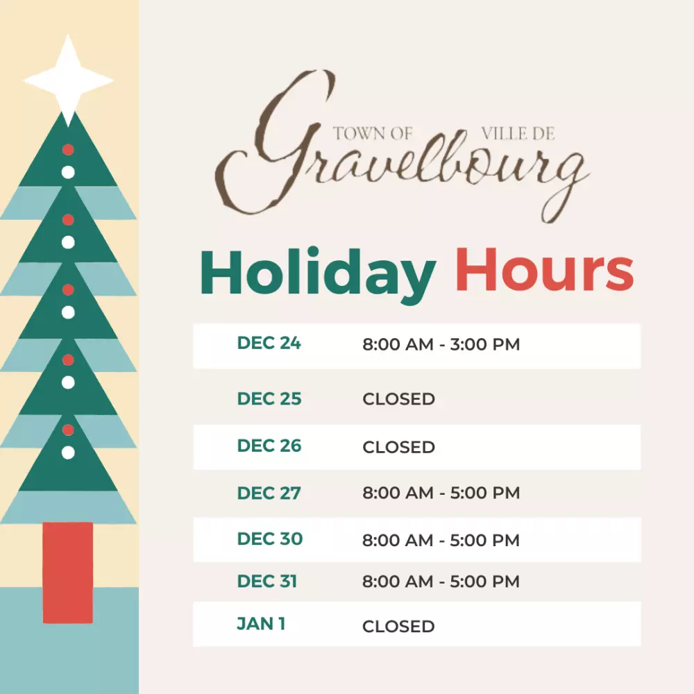 Town Office Holiday Hours