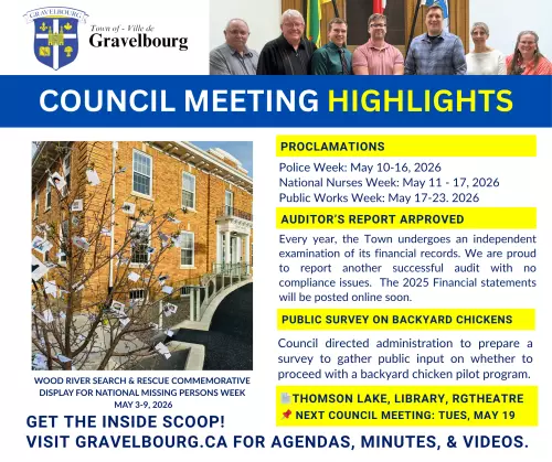 Want to keep up with Council? Read the Highlights!