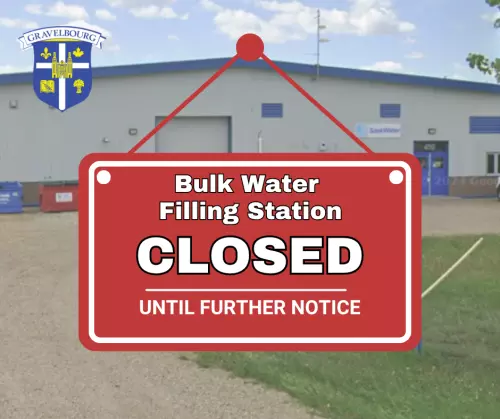 Bulk Water Filling Station Closed